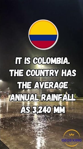 RAINIEST COUNTRY IN THE WORLD