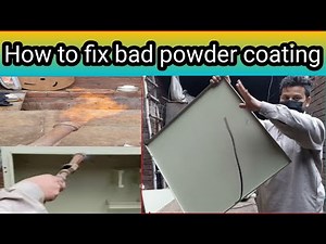 How to fix bad powder coating