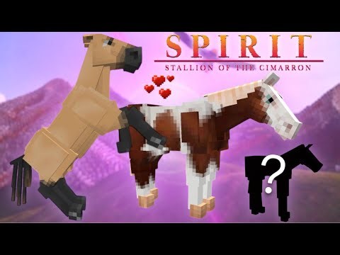 I'M HIDING ROSE WITH A WILD VALLEY MUSTANG! MINECRAFT MOD SWEM