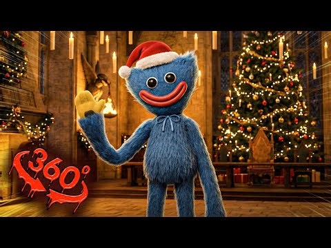 HAPPY NEW YEAR 2026! Huggy Wuggy Visits Hogwarts for the Holidays - 360° VR