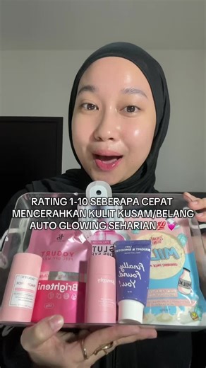 1-10 best masker yg gong abis auto cerah glowing! #masker #skincare