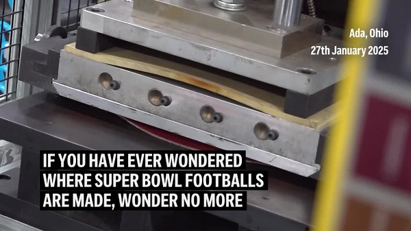 Having a ball - Wilson Factory that makes Super Bowl footballs bounces into action ahead of the big day