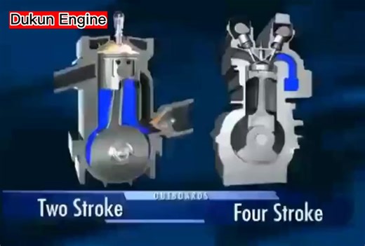 Difference Between 2 Stroke and 4 Stroke Engines