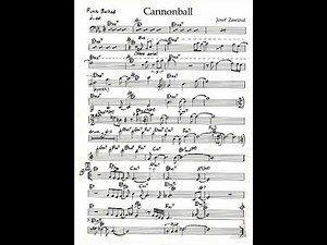 Cannonball - Weather Report - Bass cover play along