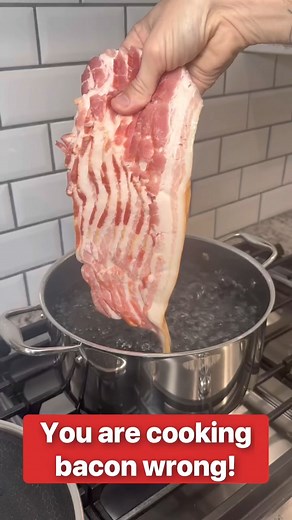 6.3K views · 3 comments | You are cooking bacon wrong #hack #fblifestyle | At Home with Jennie and Nick | Facebook
