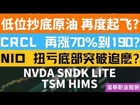 CRCL 再涨70%到190? 突发!伊朗布水雷油价起飞? HIMS 重要转折点看涨30? NVDA SNDK LITE TSM NIO！03102026 #美股 #股票 #美股分析 #投資
