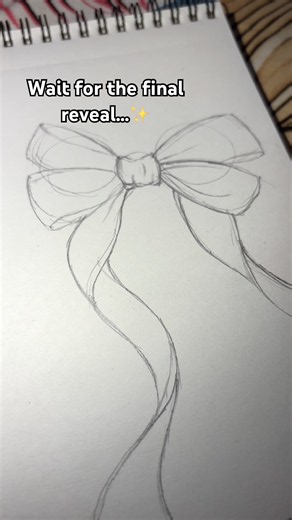 How to draw a perfect bow🎀?? #art #tutorial #pinkbow #realistic #drawing #shorts #subscribe #fyp