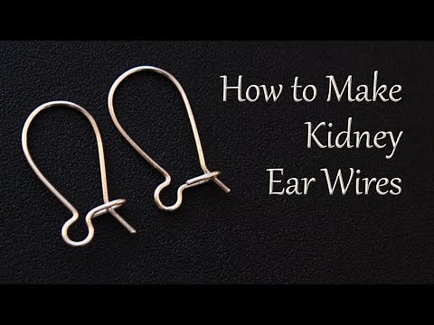 How to Make Kidney Ear Wires - Beginner Wire Wrapping Tutorial