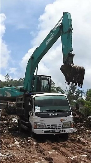 Massive Excavators vs. Limestone Mountain! 🏗️💥 #excavator