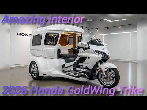Inside the 2026 Honda Gold Wing Trike Camper – Luxury on Three Wheels!