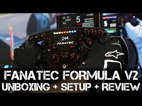 FANATEC ClubSport Formula V2 Wheel - Unboxing, Setup, Testing & Review