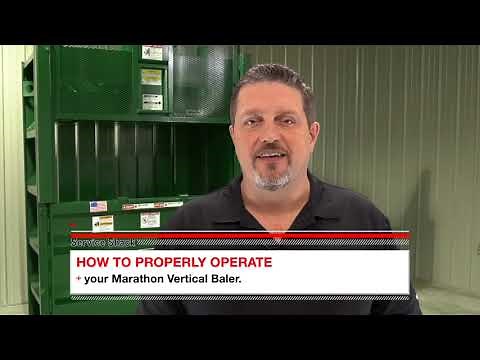 Marathon Service Shack Ep. 2 - How to Operate a Marathon Heavy Duty Vertical Baler