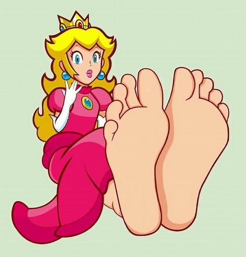 Princess Peach Feet