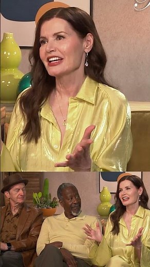 #TheBoroughs star Geena Davis talks her character's relationship with a younger man