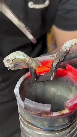 Welding Carbide Tips on Pipe Tool #welding