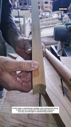 Clean Wood Joint Cutting with Table Saw | Satisfying Woodworking Process