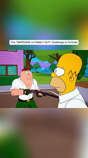 The *SIMPSONS vs FAMILY GUY* Challenge in Fortnite Part 1 #fortnite #tomatofortnite #simpsons #fortnitesimpsons #simpsonschallenge