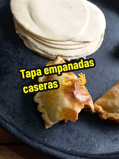 Tapa Empanadas caseras #tapa #empanadas #masa #comida #cocina ✅️ Ingredientes • 200 cc agua tibia • 500 grs harina 0000 • 1 cucharada sal fina • 80 grs grasa ✅️ Quedan geniales 👌 🙂, es para usar en el momento .
