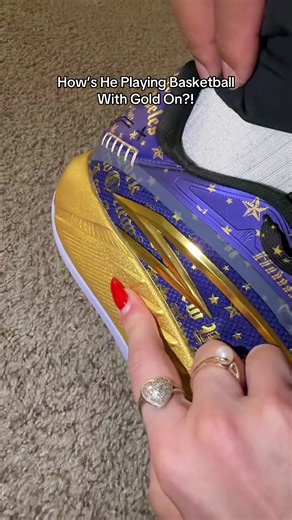 Shiny Gold Basketball Shoes: A Must-Have from the Kobe and Kyrie Collab
