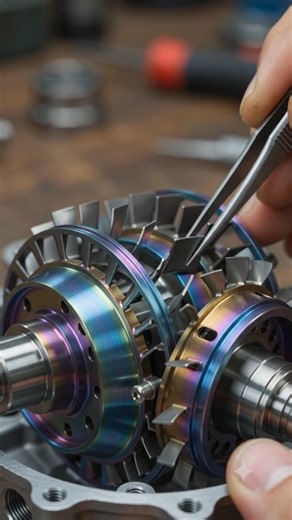 Built a Real Mini Jet Engine😱Full Assembly Most Satisfying Engine Build on YouTube#shorts #viral