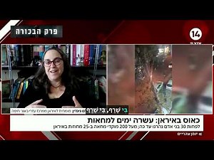 תמר עילם גינדין על ההפגנות באיראן, ערוץ 14, 6.1.26 בצהריים