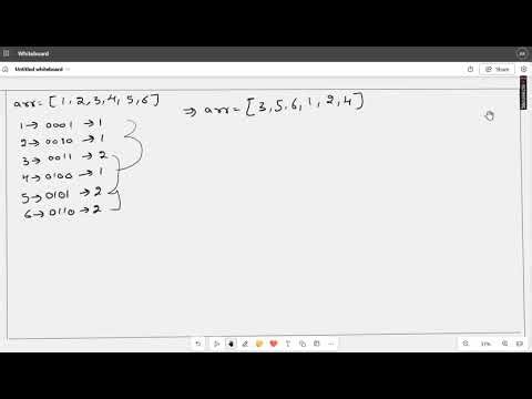Sort by set bit count - Easy - GeeksforGeeks