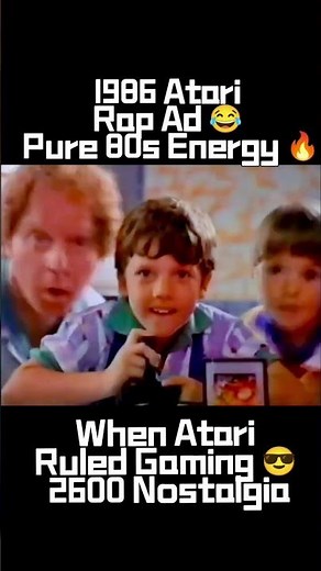 1986 Atari Rap Ad 😂 Pure 80s Energy 🔥 #retrogaming #atari #retro #viral