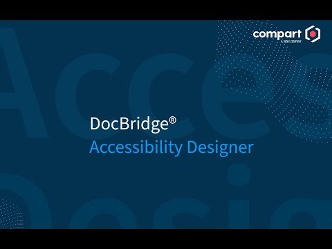 DocBridge Accessibility Designer - PDF/UA Document Software