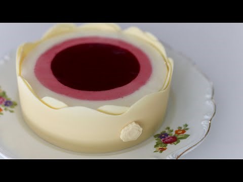 How to Make a Perfect 3-Layer Mousse Cake | Raspberry & White Chocolate