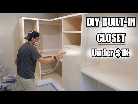 MASSIVE Closet Makeover! Full DIY Plywood Closet for Under $1,000