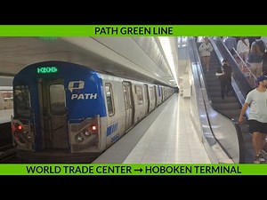 PATH PA-5 Green Line Full ride (World Trade Center - Hoboken Terminal) (5/31/2023)
