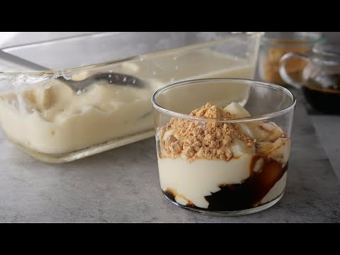 【簡単ノンシュガーで作る♡ぷるぷるとろん豆乳ぷりん】「簡単少量の黒蜜の作り方もどうぞ」この食感にハマる～ | Easy soy milk pudding(sugar-free)