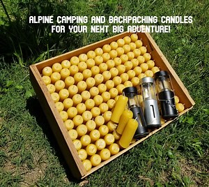 Beeswax Alpine Camping & Backpacking Candle | 100 % Pure Beeswax | Radius Head 3.25-inch X 1.25-inch | 20 Pack | “survivor – the Little Guy” - Etsy