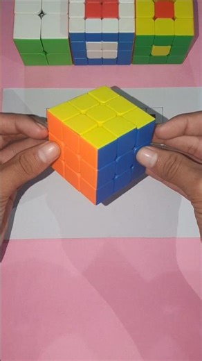 Rubik's cube solve easy moves 🥶