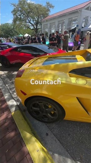 Celebration exotic car show