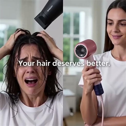 Mini Hair Dryer | Portable Ionic Fast Dry Lightweight Travel Hair Dryer #MiniHairDryer