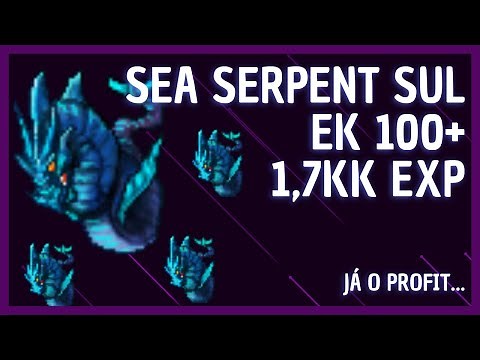 TIBIA | SEA SERPENT SUL | HUNT SOLO EK