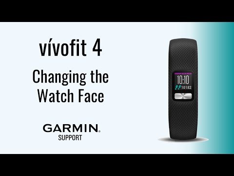 vívofit® 4 | Changing the Watch Face | Garmin Support