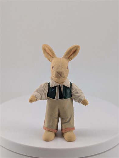 Vintage Jan Hagara Dressed Bunny Figure - Etsy