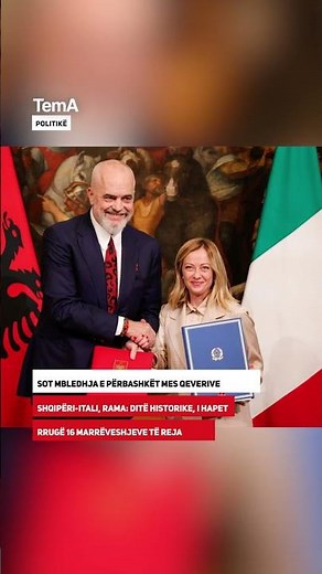 Sot mbledhja e përbashkët mes qeverive Shqipëri-Itali, Rama: Ditë historike, i hapet