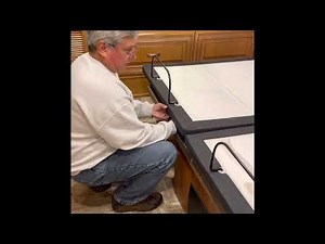 Adjustable bed installation in motorhome