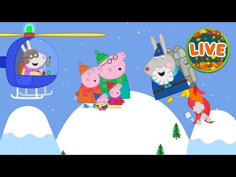 ❄️ Peppa Pig’s BIG Christmas Adventures LIVE! 🎁🎄| English Full Episodes | Holiday & Travel Days Out