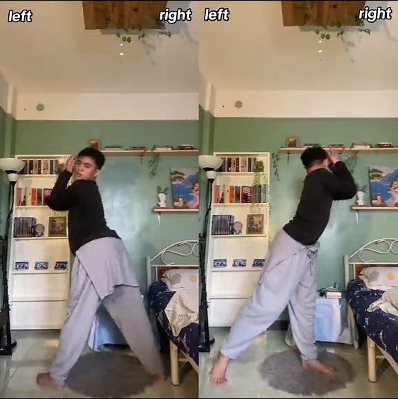 Replying to @♡Marian♡ here!! if anyone’s thinking why both are not the same directions, its because im facing opposite directions as well, but both are still mirrored. i’ll post the front version so you guys could learn it and when recording, just face back from the camera. its also easier since it will be my front perspective | WATER SLOWED AND MIRRORED DANCE TUTORIAL | #water #tyla #dance #tutorial