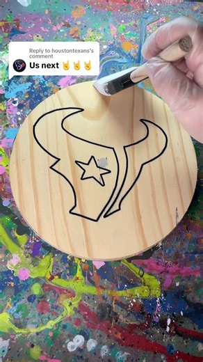 Houston Texans NFL Perler Beads Art | Satisfying ASMR Video