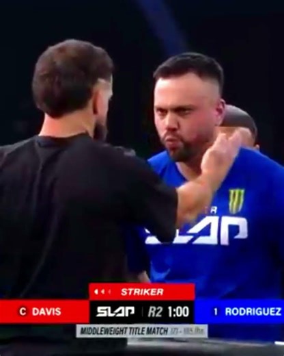 Middleweight Title Mayhem 🏆🔥 John Davis vs Azael Rodriguez Full War Power Slap #powerslap #slap