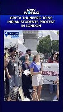 Greta Thunberg Joins Indian Student Protest In London, Backs CJP Movement