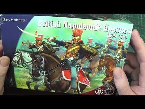 Unboxing Perry Miniatures 28mm Napoleonic British Hussars