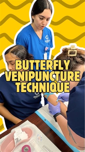 Gurnick Academy on Instagram: "Ready to master the butterfly venipuncture? Get the vein ready! #venipuncture #medschool #howto #nursing"