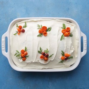 747K views · 27K reactions | Festive carrot cake that literally MELTS in your mouth?  I'm HERE FOR IT Full recipe: taste.md/2ErGIRy | Tastemade | Facebook