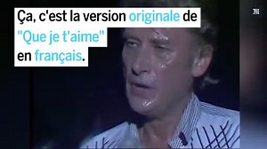 Espagnol, italien, japonais… Johnny a chanté « Que je t’aime » dans plusieurs langues